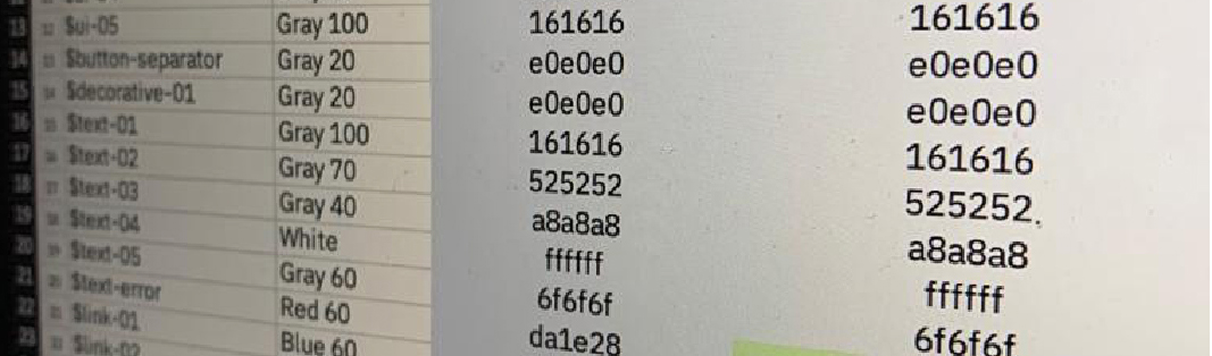 CSS Variable Mapping
