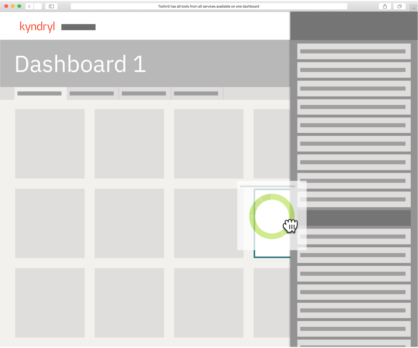 LoFi Dashboard interaction