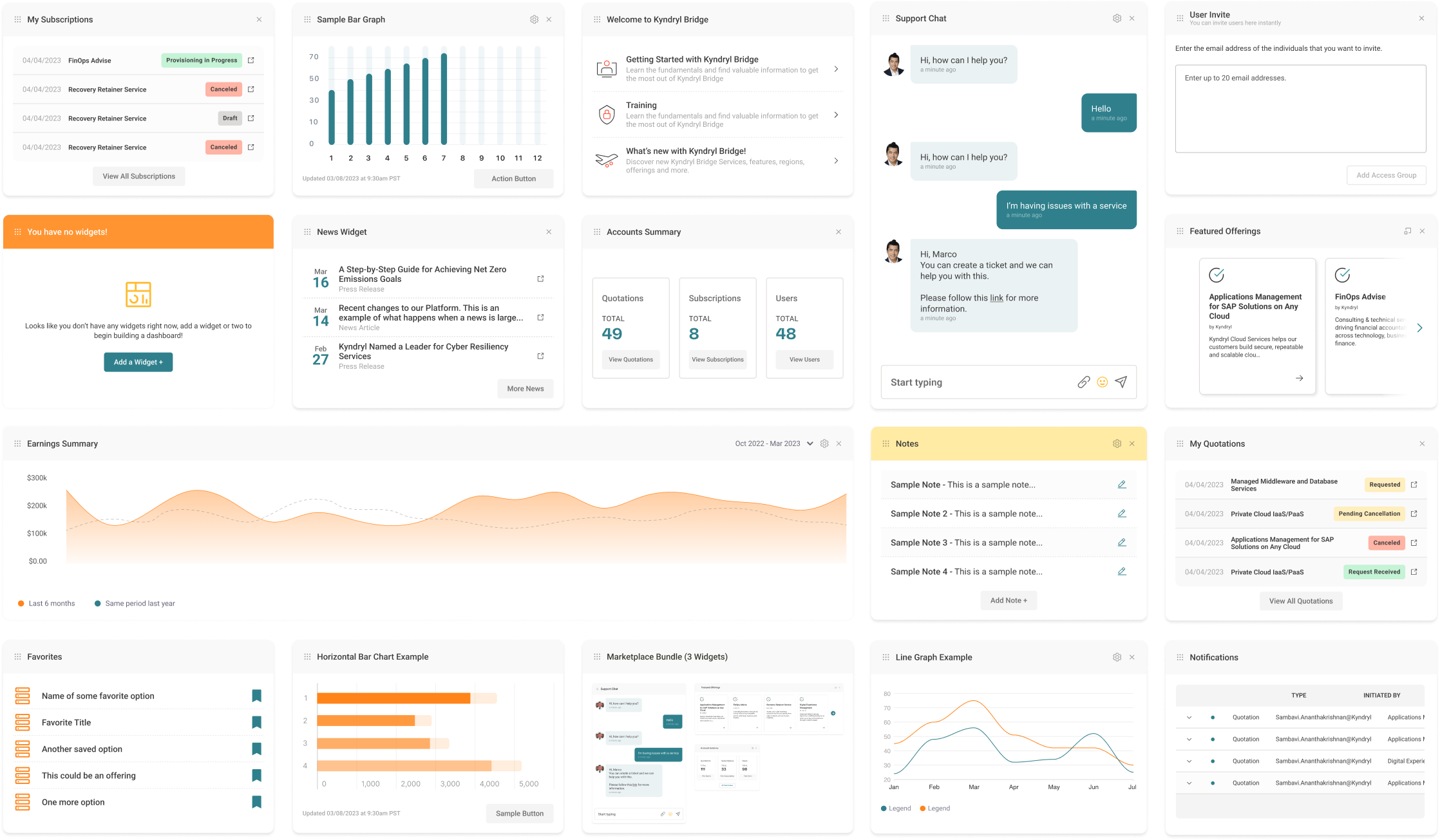 Widget Library