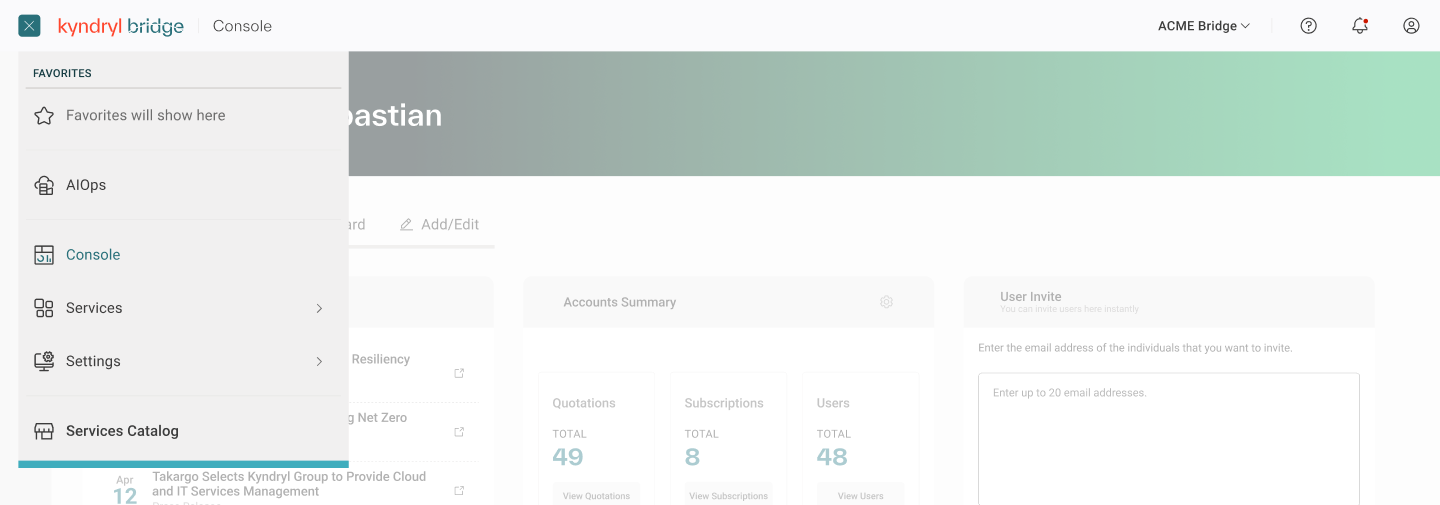 Account Switcher